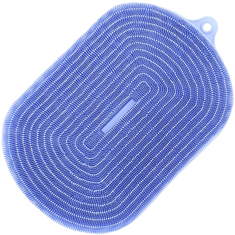 VIWU Extra Large Shower Foot Scrubber Mat, Silicone Foot Cleaner Brush – Exfoliate, Clean & Massage Feet Without Bending, 68 Non-Slip Suction Cups, Improve Foot Circulation & Appearance, 21.3 x 14 in