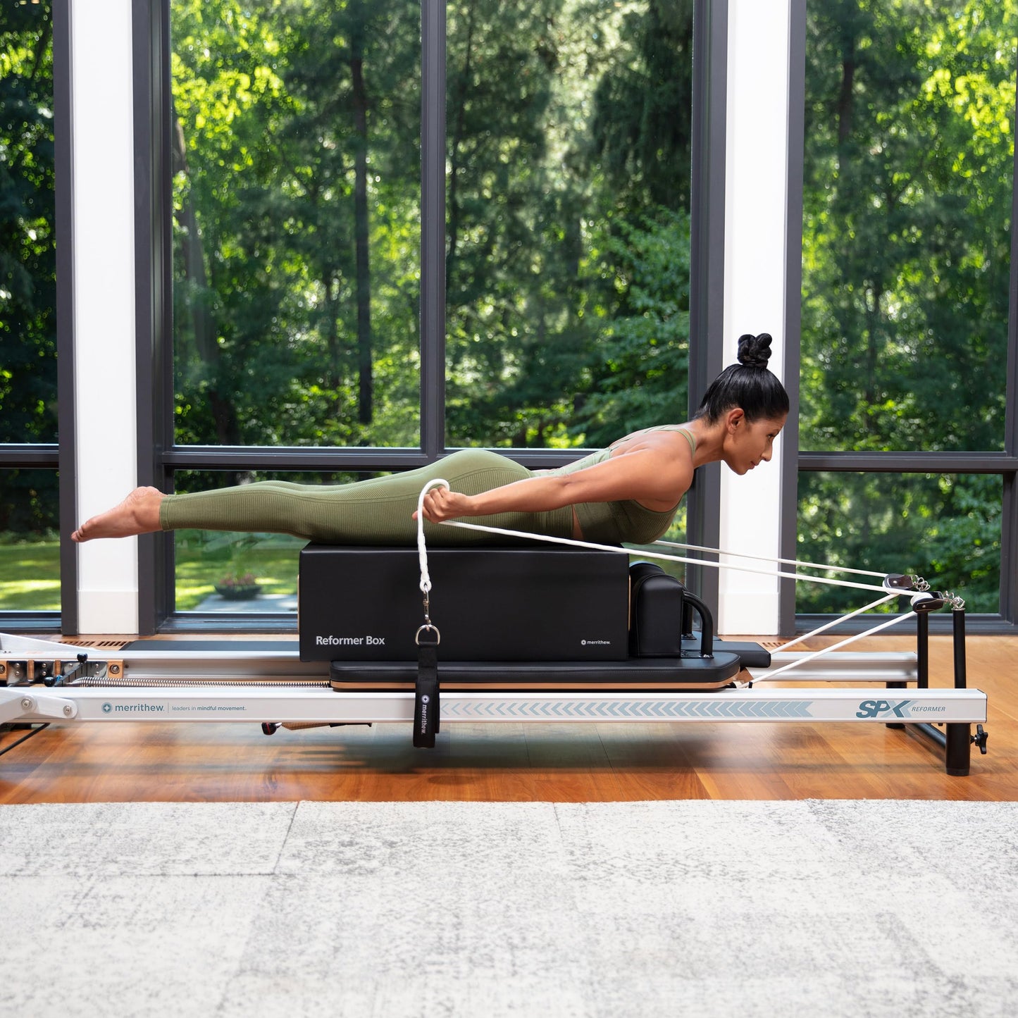Merrithew Elevated at Home SPX Reformer Package (Black) (ST-11010)