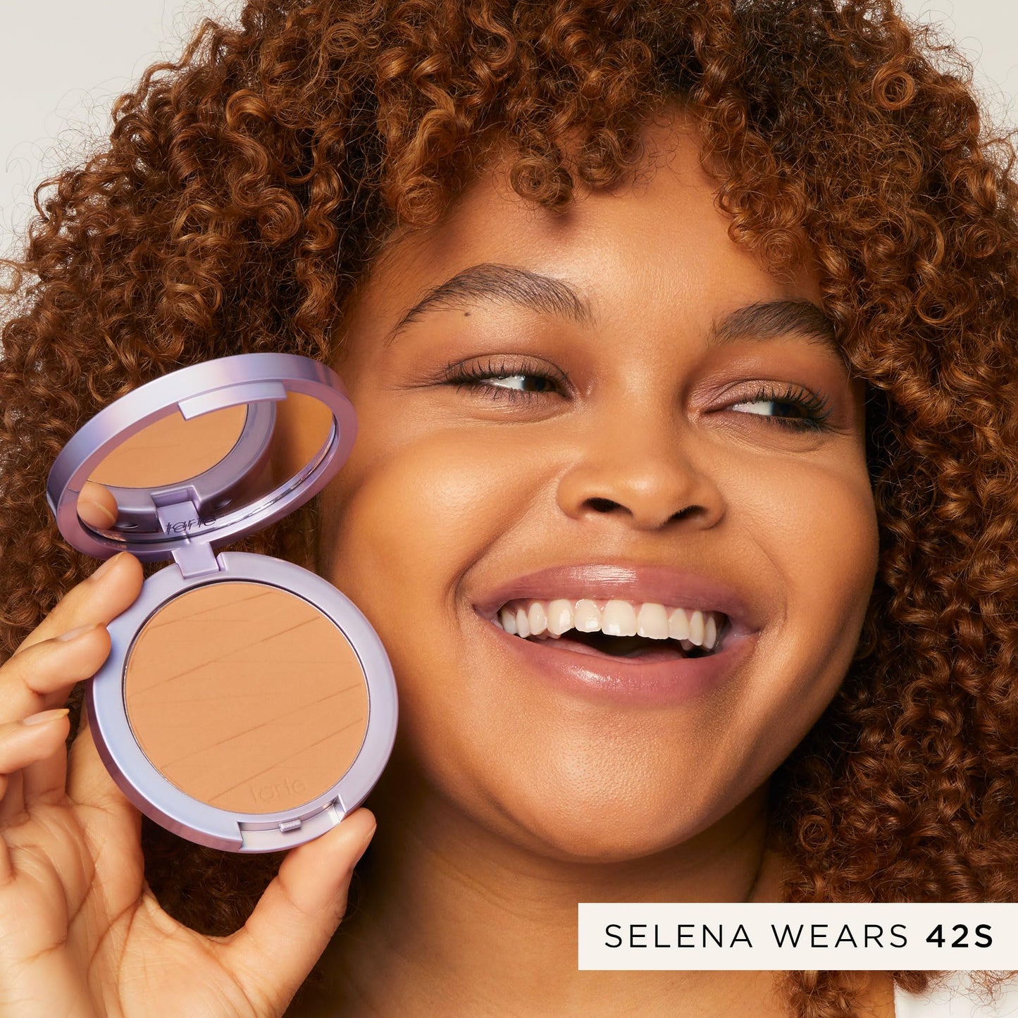 tarte face tape pressed powder – Medium-Coverage Waterproof Powder, Hyaluronic Acid & Peptides to Smooth & Set Makeup, Lightweight, Vegan & Cruelty-Free, full size, 20B light beige