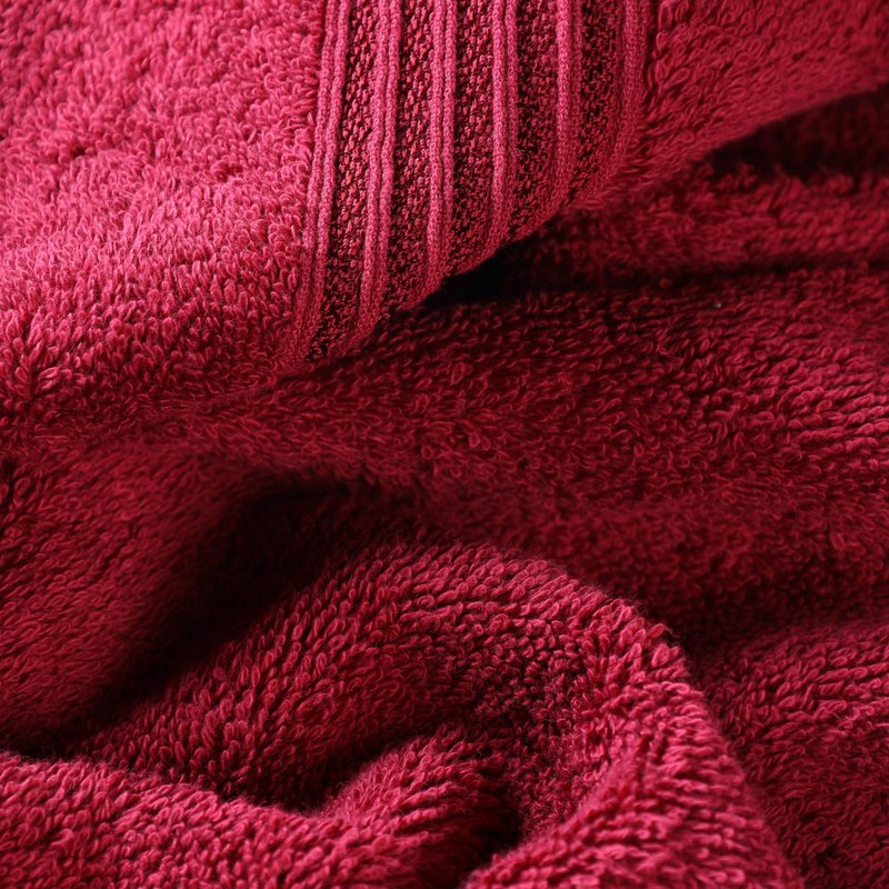 Superior Egyptian Cotton 10-Piece Face Towel Set , Small Towels For Facial, Spa, Quick Dry, Absorbent Towels, Bathroom Accessories, Guest Bath, Home Essentials, Washcloth, Airbnb, Burgundy