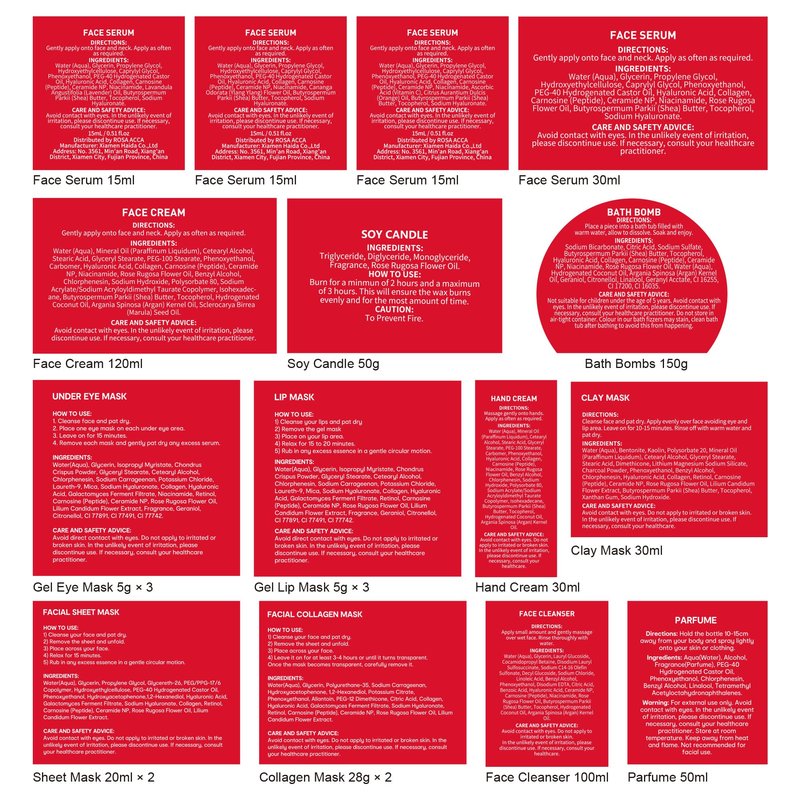 33 Pcs Mother's Day Gifts, Red Rose Bath & Body Gift Set for Women, Home Spa Kit, Hydrating Skin Care Set, Self Care Gift Basket, Cosmetic Bag, Necklace, Valentines, Birthday, Anniversary