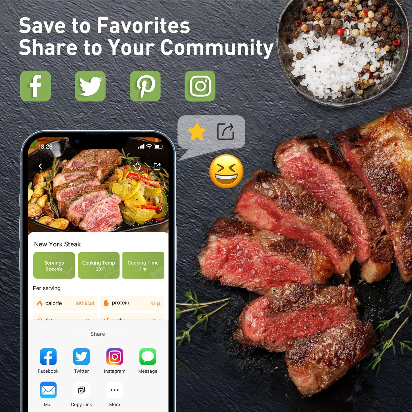 KitchenBoss Wifi Sous Vide Cooker: Ultra-quiet Sous Vide Machine Immersion Circulator APP Control 1100W, IPX7 Waterproof Sous Vide Precision Cooker Accurate Temperature Fast-Heating, Silver