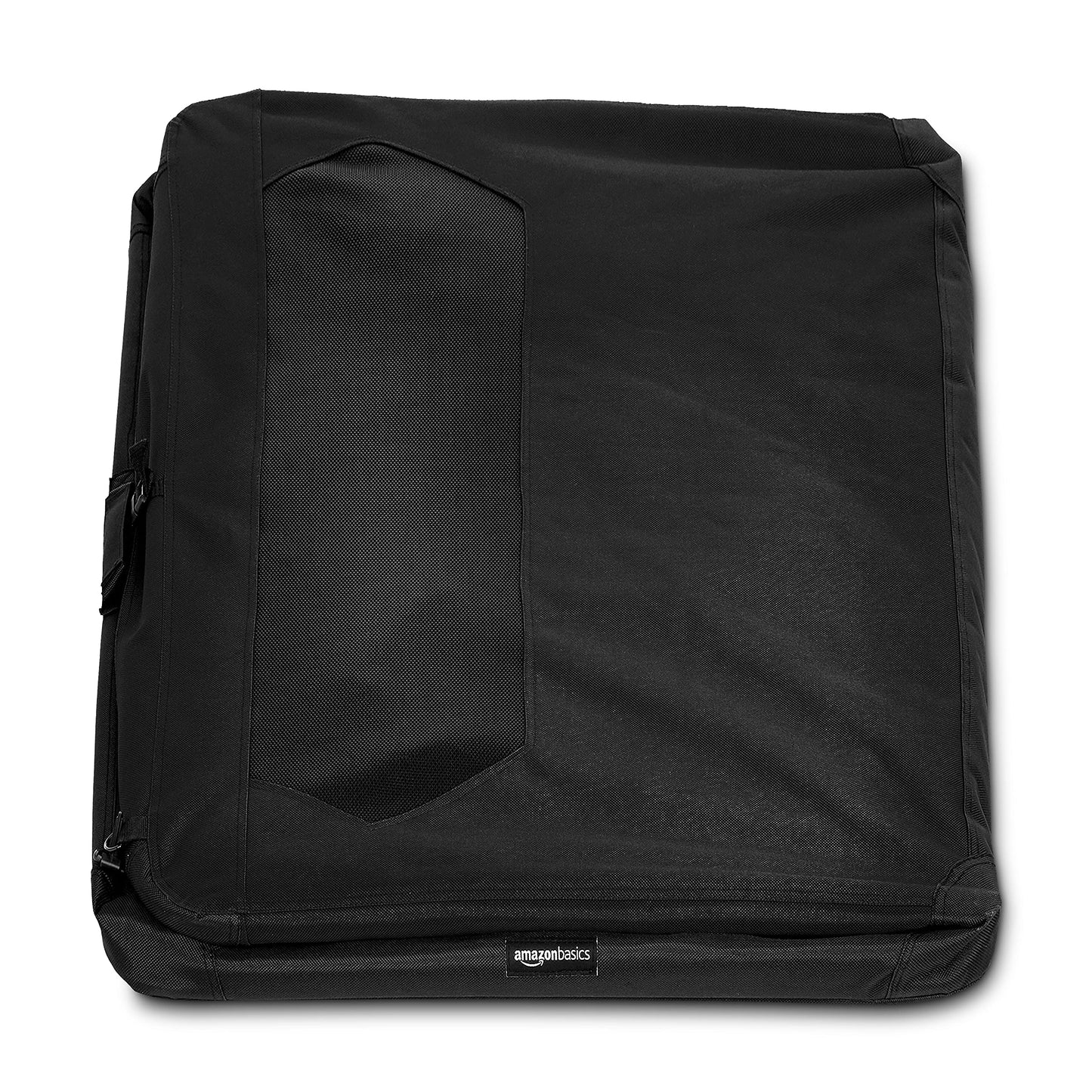 Amazon Basics Folding Portable Soft Pet Dog Crate Carrier Kennel, 42 x 31 x 31 inches, Black