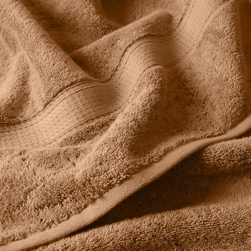 SUPERIOR Egyptian Cotton Pile 6 Piece Towel Set, Includes 2 Bath, 2 Hand, 2 Face Towels/Washcloths, Ultra Soft Luxury Towels, Thick Plush Essentials, Guest Bath, Spa, Hotel Bathroom, Rust