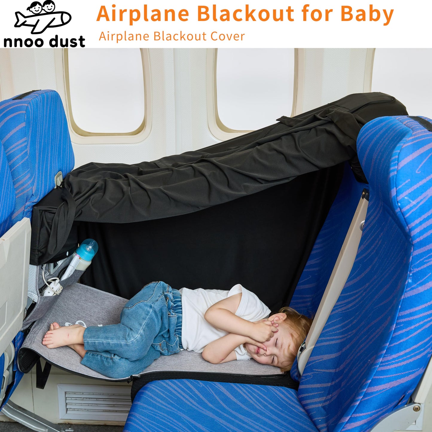 Airplane Blackout for Baby Airplane Blackout Blanket for Plane Sleep Pod Kids Travel Essentials Slumber Pod Blackout Tent for Pack and Airplane Blackout Cover Baby Travel Essentials for Flying