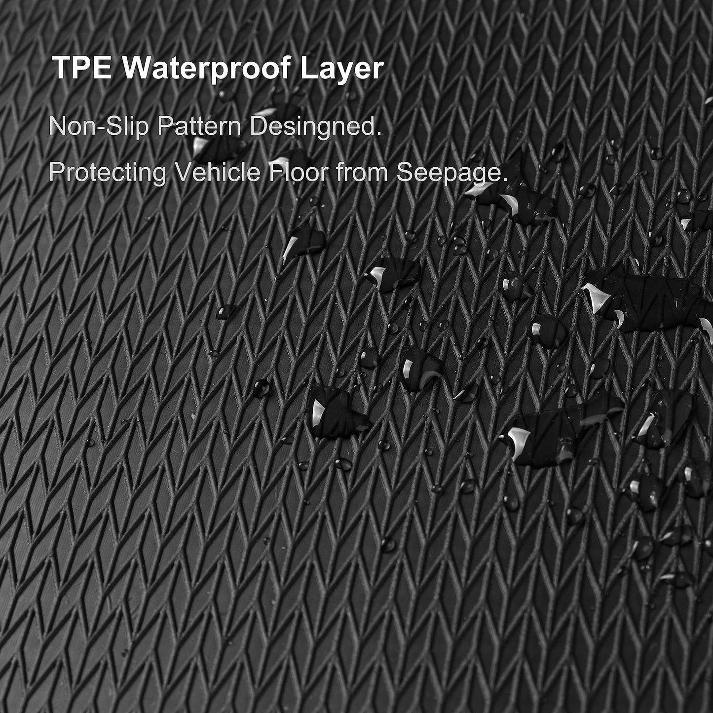WENNEBIRD Superior Carpet Floor Mats for 2015-2019 Ford Explorer 7 Seats, 0.6-Inch Ultra-Thick, Noise-Reducing, All-Weather Waterproof Anti-Slip – 4-Pc Set