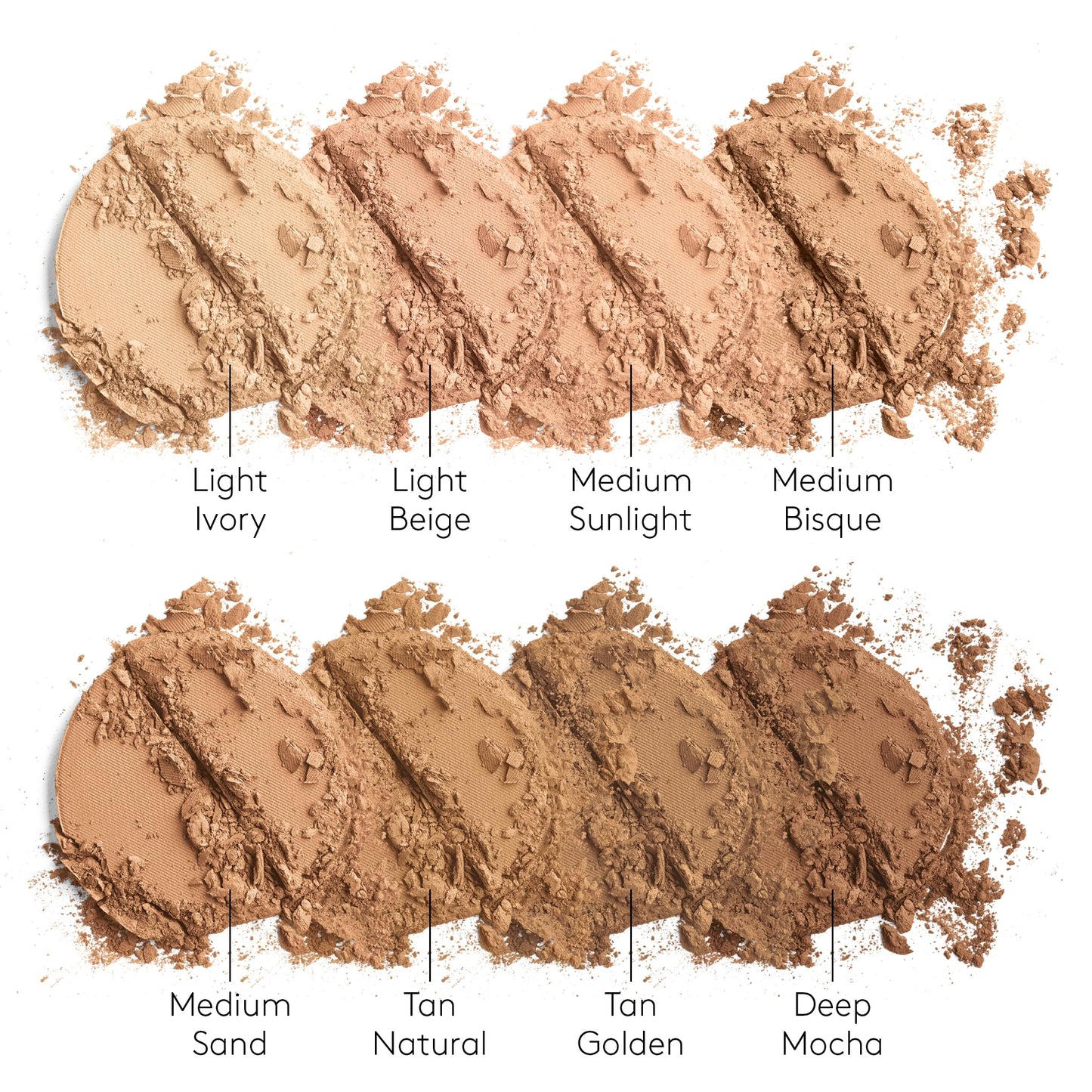 Colorescience Natural Finish Pressed Foundation SPF 20, Medium Sunlight, 0.42 oz