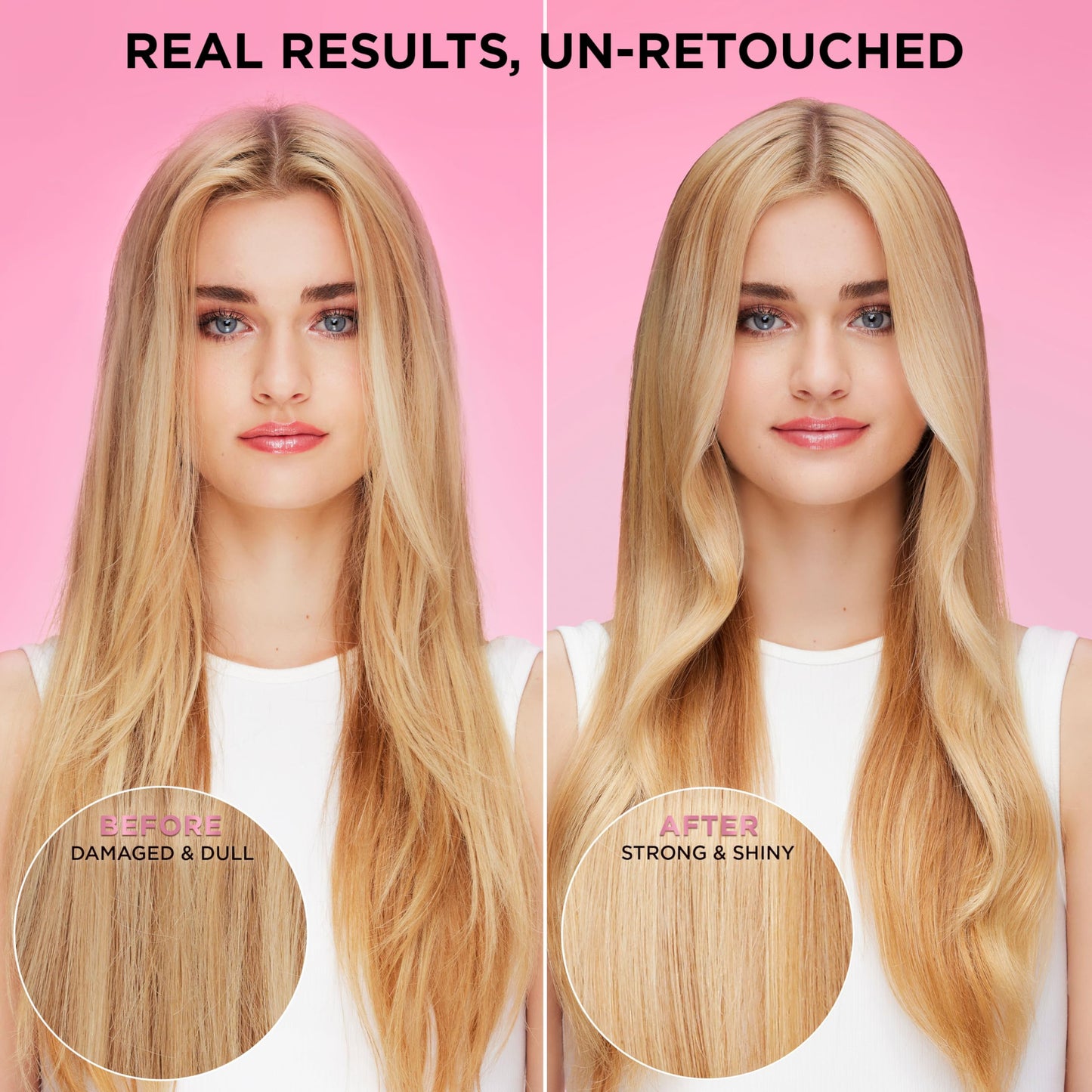 L'Oreal Paris Sulfate Free Bond Repair+ Shampoo,Hair Shampoo with Bond + Amino Acid Complex,Strengthens and Repairs Damaged or Color Treated Hair,EverPure,6.8 Fl Oz (Packaging May Vary),(Pack of 2)