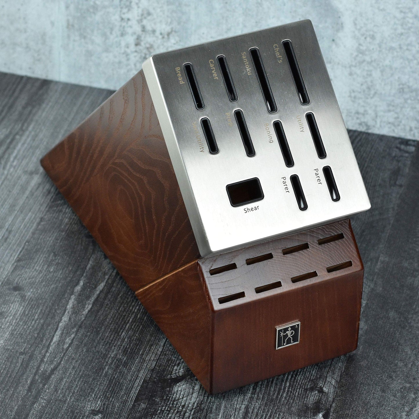 Henckels Forged Accent 20 Piece Self Sharpening Knife Block Set - Black Handles