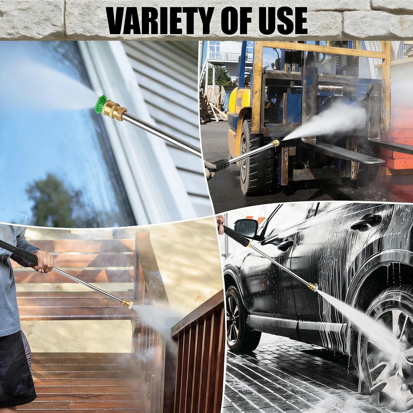 Imdot 4200PSI Gas Pressure Washer, 4.0GPM Heavy Duty Power Washer with 5 QC Nozzles, 25ft Flexible Hose and 0.5Gal Soap Tank, 212cc 7.0 HP Engine, EPA/CARB/ETL Compliant, Black