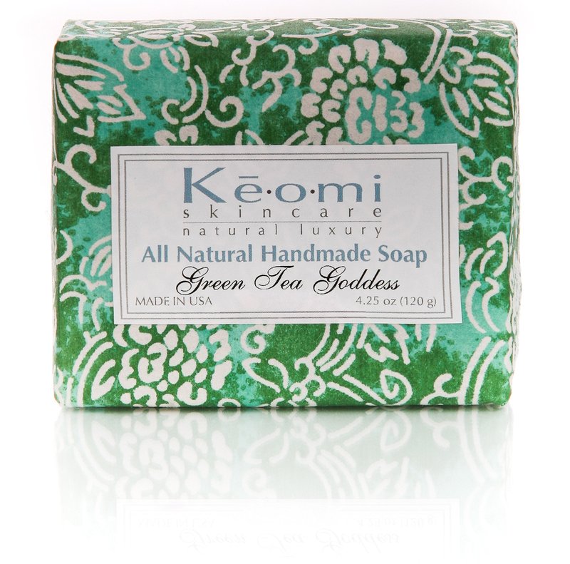 Organic Luxury Handmade 4 Bar Soap Gift Set by KEOMI NATURALS - WONDERFUL MOTHERS DAY GIFT - Gift Boxed & Ready to Give - PAMPER THEM w/LUXURY WHILE LIFTING THEIR SPIRITS
