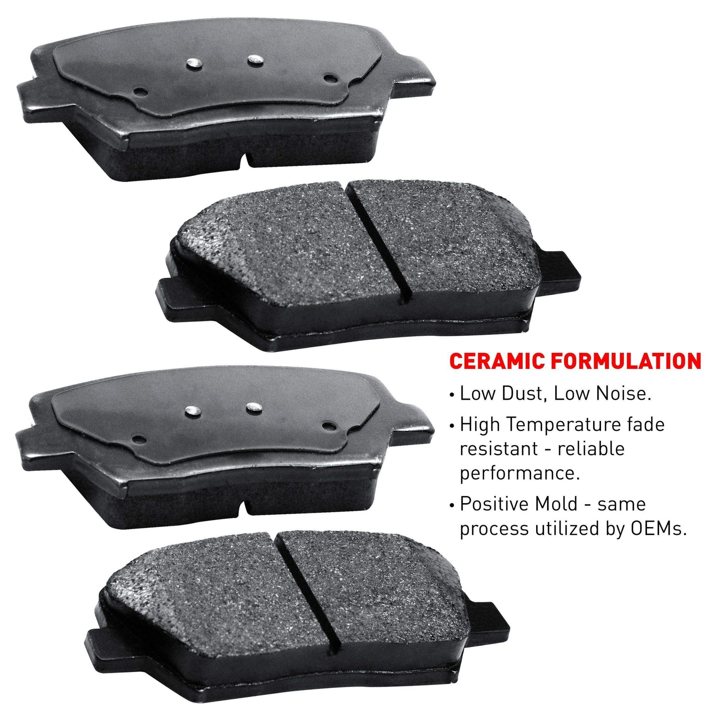 R1 Concepts Front and Rear Brake Kit For 2015-2020 Cadillac Escalade, Chevrolet Suburban, Chevrolet Tahoe, GMC Yukon| Drilled Slotted Brake Rotors| Ceramic Brake Pads and Rotors Kit