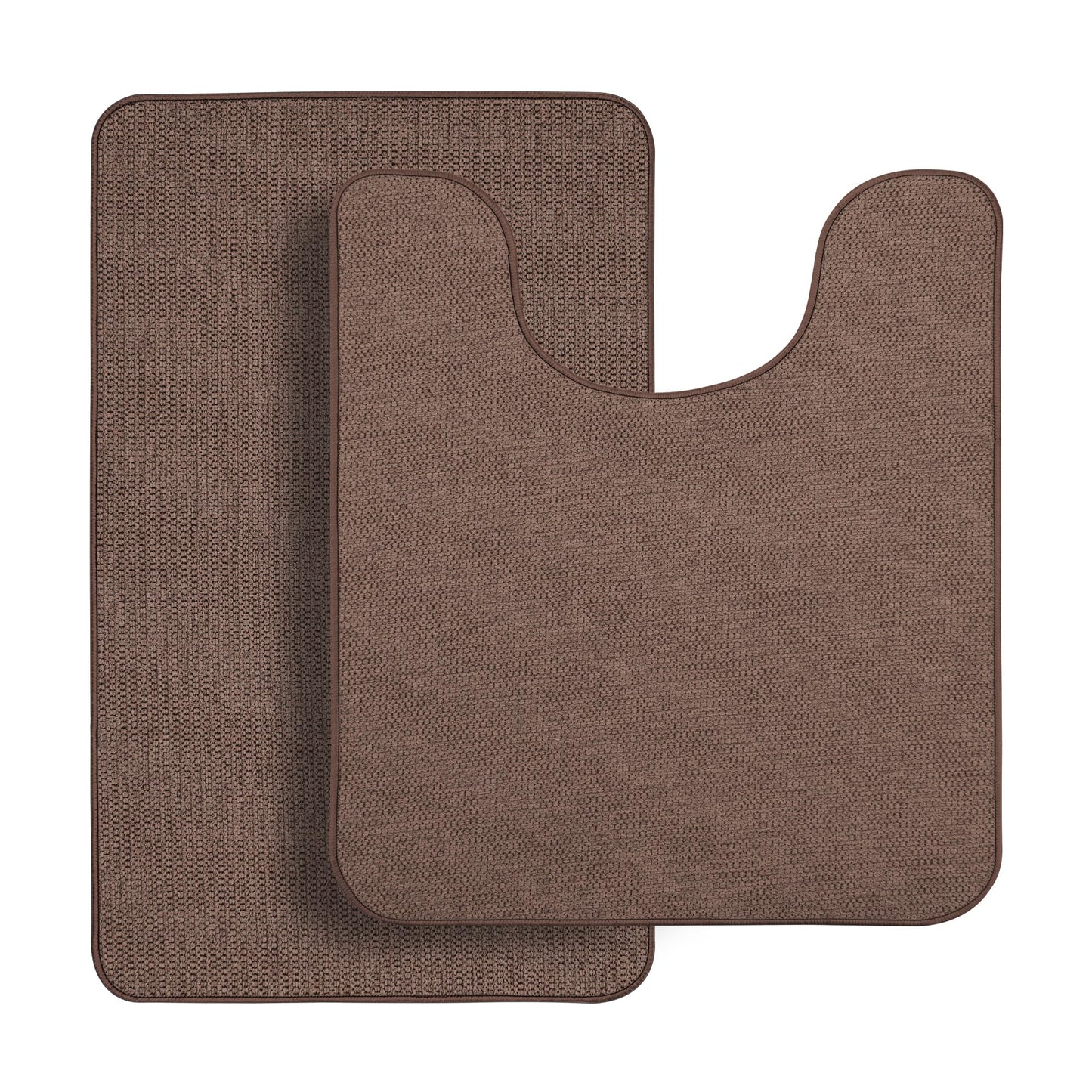 Bath Mat,Ultra Thin Bathroom Rugs,Rubber Bath Mats for Bathroom,Quick Dry,Non-Slip,Machine Washable,Fit Under Door,Absorbent Bath Rugs,Shower Outside,Sink,Home Decor Accessories.(Grey,17''x27'')
