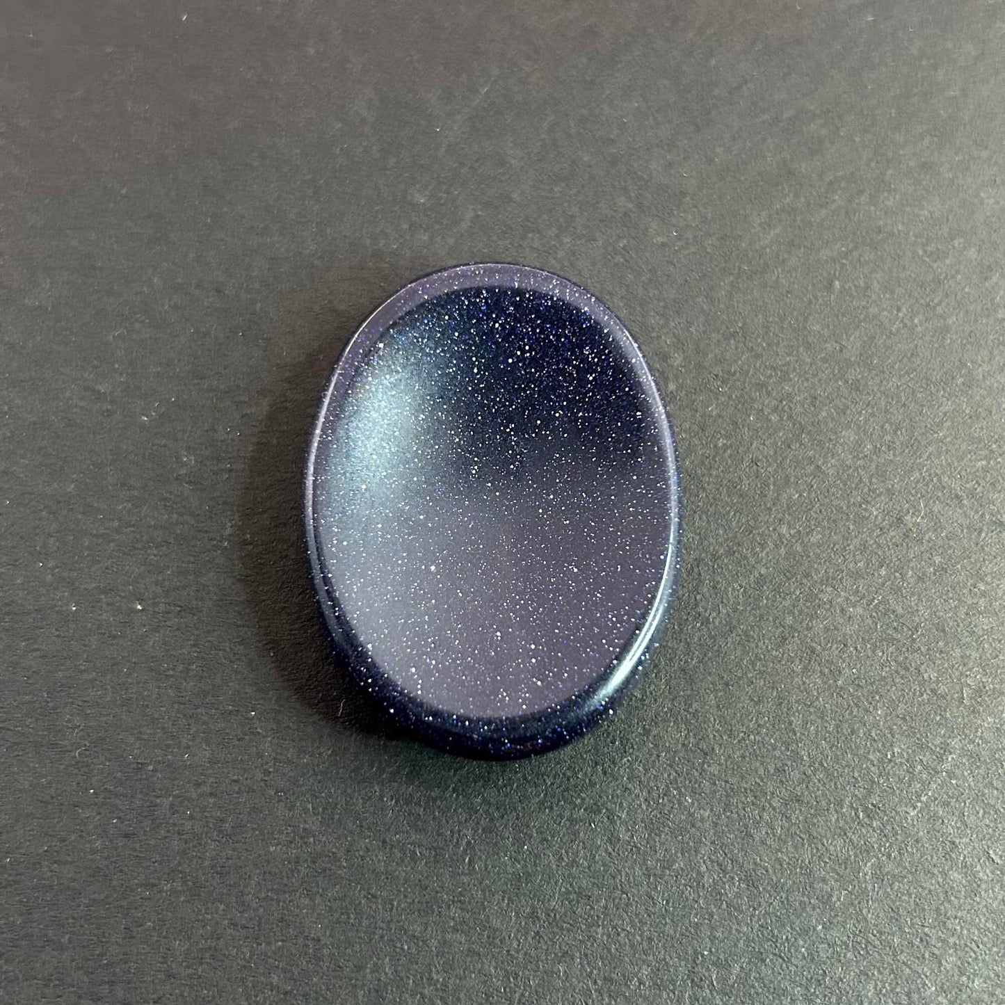 Blue Goldstone Thumb Worry Stones Metaphysical Gemstone Crystal Healing Reiki Men Women Gift FENG Shui Positive Energy Love Wellness Palm Stones Wicca Powerful