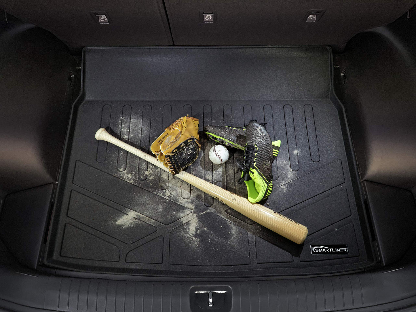 MAXLINER Custom Fit Floor Mats 2 Rows and Cargo Liner Trunk Set Compatible with 2016-2018 Lincoln MKX
