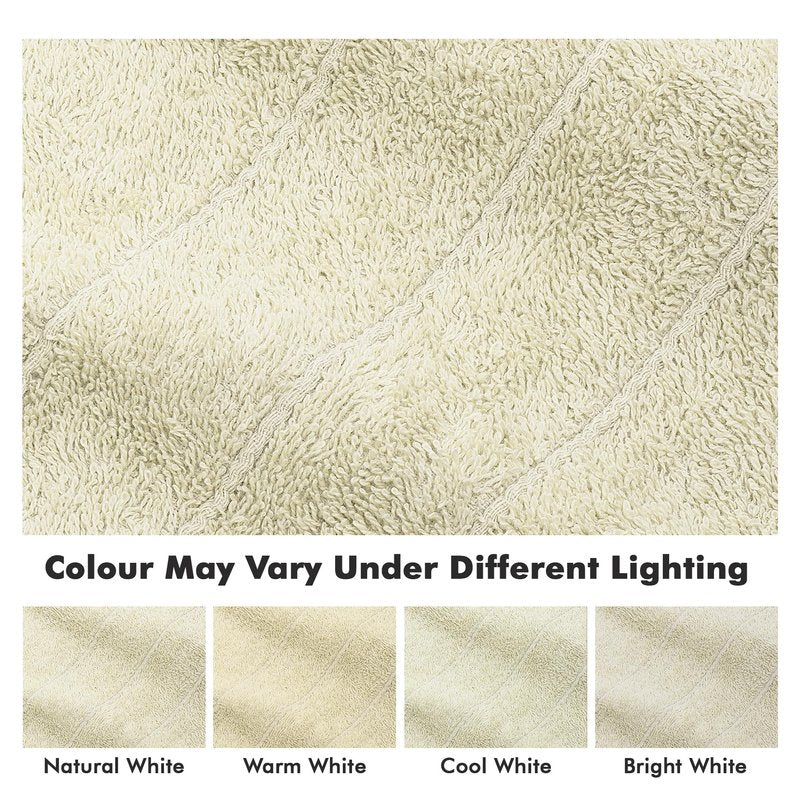 Novo Home Bath Sheets – Extra Large Bathroom Sheet Set – Pack of 2 Jumbo Towels Ivory (71x35in) – 100% Cotton Soft Quick Dry Large Bath Towels for Adults Hotel Spa Bathroom Use