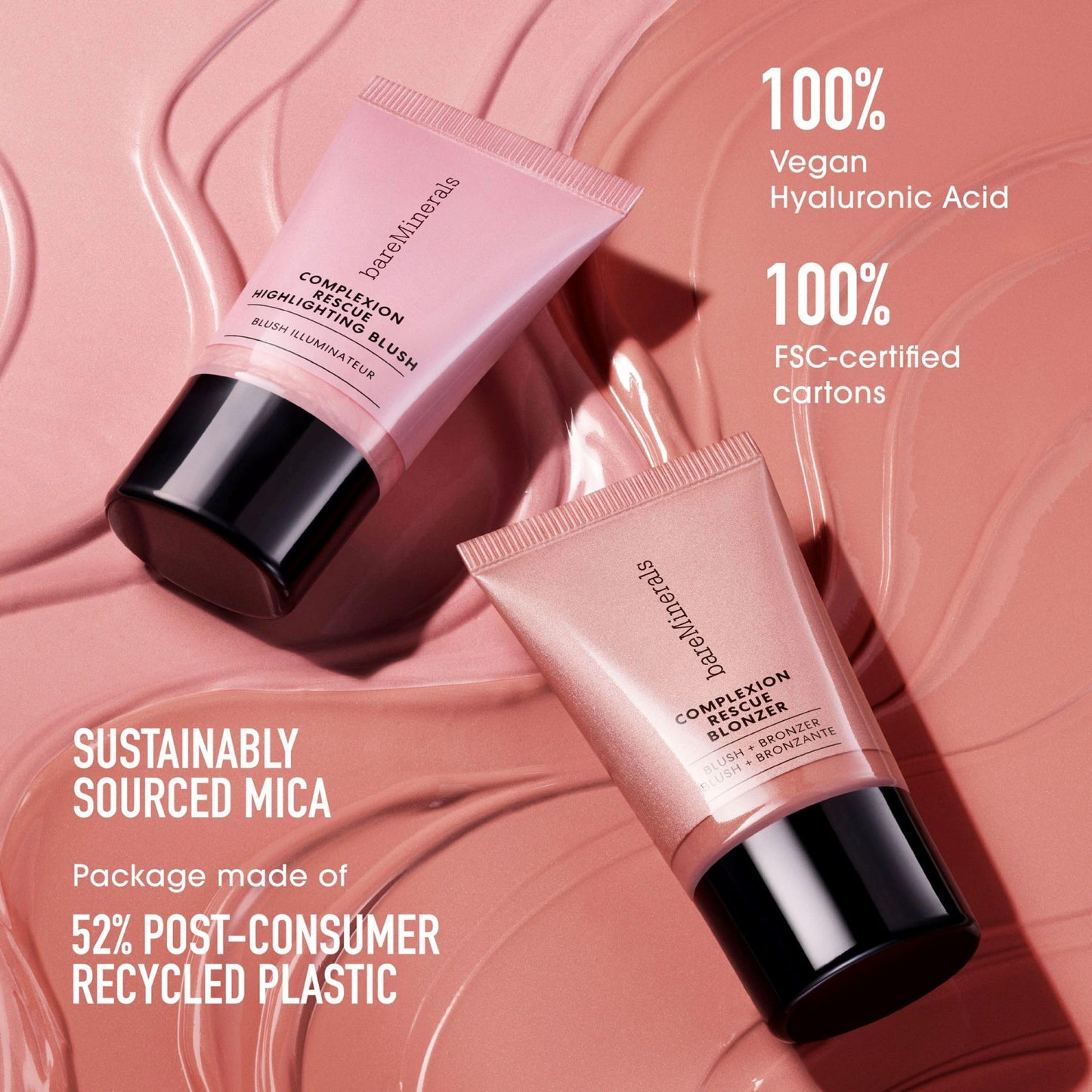 bareMinerals Complexion Rescue Liquid Blonzer, Kiss of Mauve, Vegan, Cruelty-Free & Dermatologist-Tested