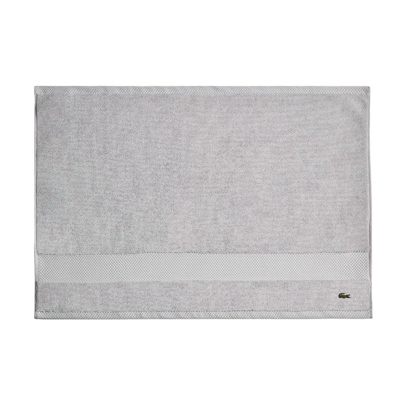 Lacoste Heritage 100% Supima Cotton Tub Mat, Microchip, 21" x 31" – Highly Absorbent & Quick Drying, Premium Super Soft Bath Towel, Bathroom Essential, Gift for All Occasions, Machine Washable