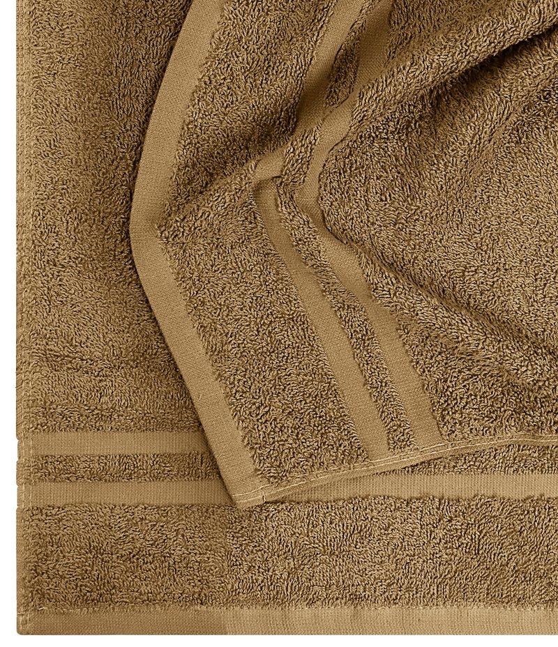 Utopia Towels Cotton Bleach Proof Salon Towel 16 by 27 inches, Bleach Safe 100% Cotton Hand Towel for Gym, 24 Pack, Camel