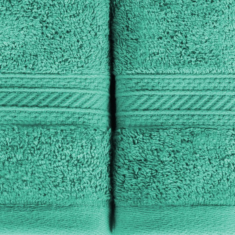 Superior 700 GSM Long Staple 100% Combed Cotton, Durable, Plush and Absorbent 6-Piece Single Ply Towel Set - Rivulet