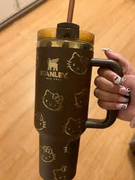 Stanley x Hello Kitty Limited Edition Tumbler – Brown Gloss Finish with Handle