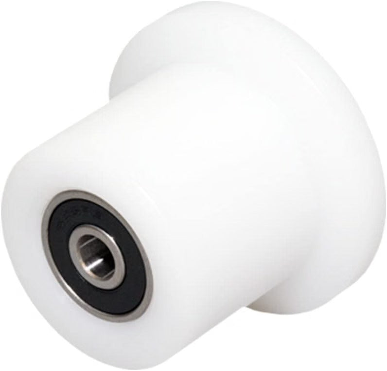 Total Gym Replacement Set Wheels/Rollers for Models XL, XLS and Some 3000 XL, All FIT, and Fit with Bearings Thru Hole of 1/4" in Diameter - 4 Pack (White)